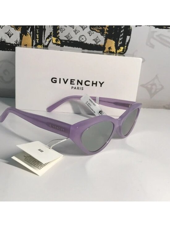 New Authentic Givenchy GV40025U Sunglasses – Purple Frame / Silver Mirror